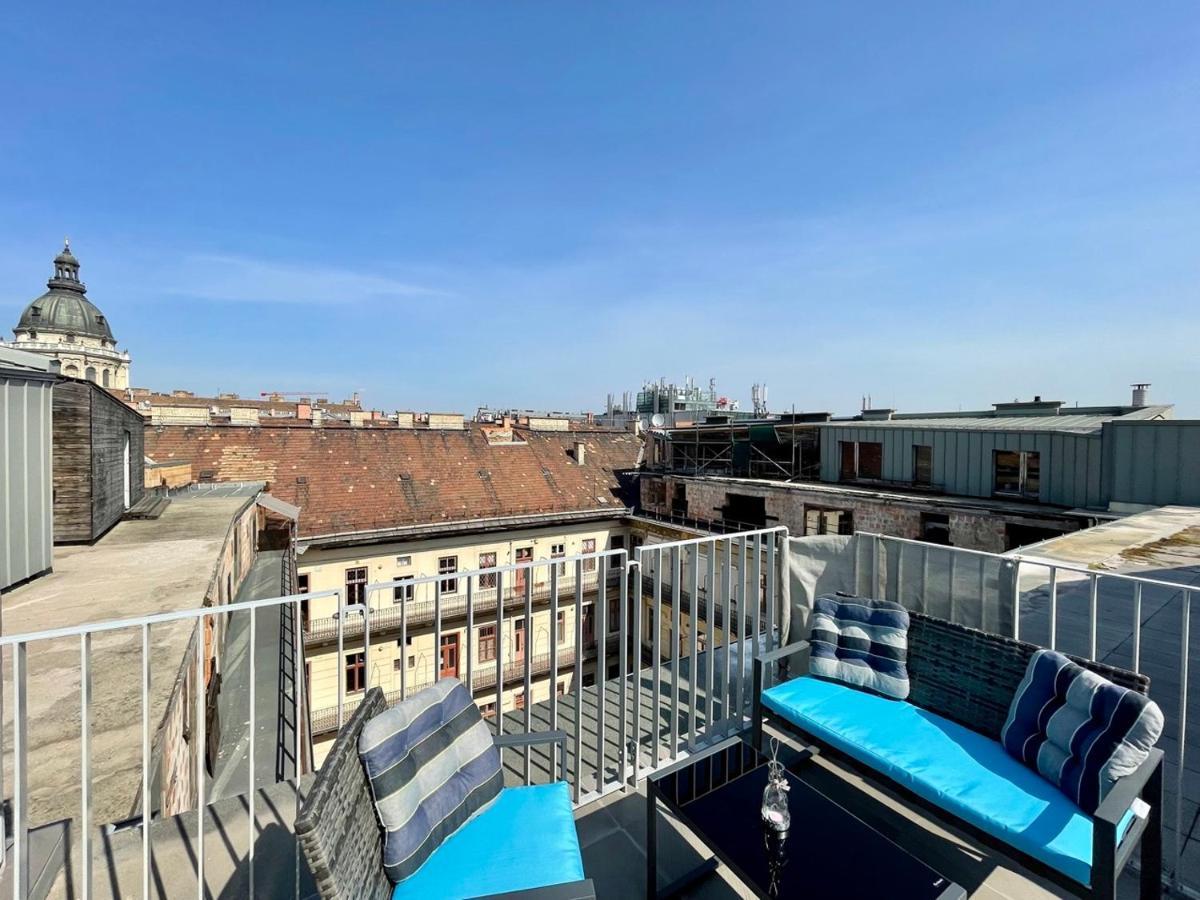 Penthouse W Private Rooftop And Free Parking Budapest Exteriör bild